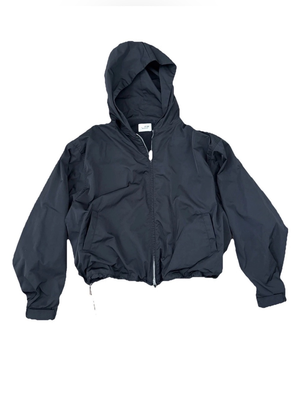 Fear of God Sixth Collection Black Nylon Jacket Sz L